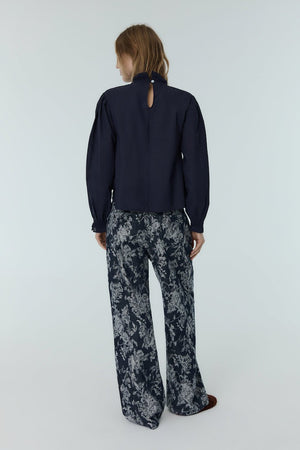 Montmartre Bluse - deep graphite - a simple story