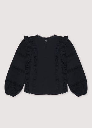 Montmartre Bluse - deep graphite - a simple story