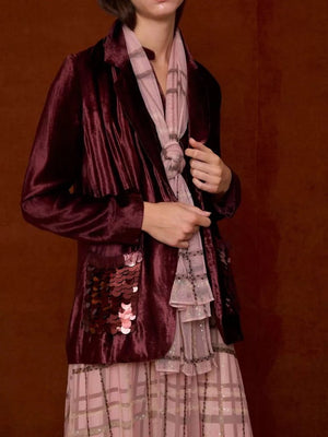 Samtblazer - braun - a simple story