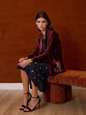 Samtblazer - braun - a simple story