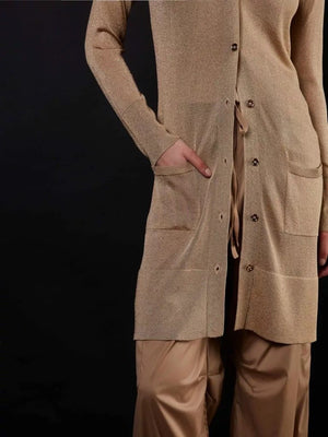 Cardigan - gold - a simple story