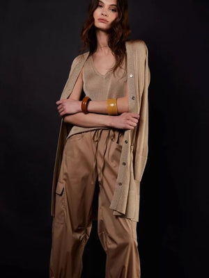 Cardigan - gold - a simple story