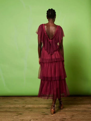Kleid - aubergine - a simple story