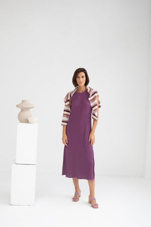 Kleid Zonda - aubergine - a simple story