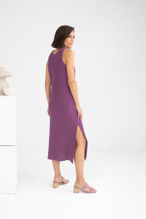 Kleid Zonda - aubergine - a simple story