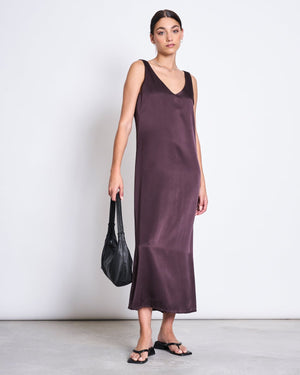 Maxi Dress Benvie - espresso - a simple story