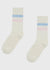 Baumwoll - Socken - cream / light blue / rose - a simple story