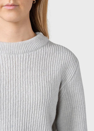 Gerda Strickpullover - pastel grey - a simple story