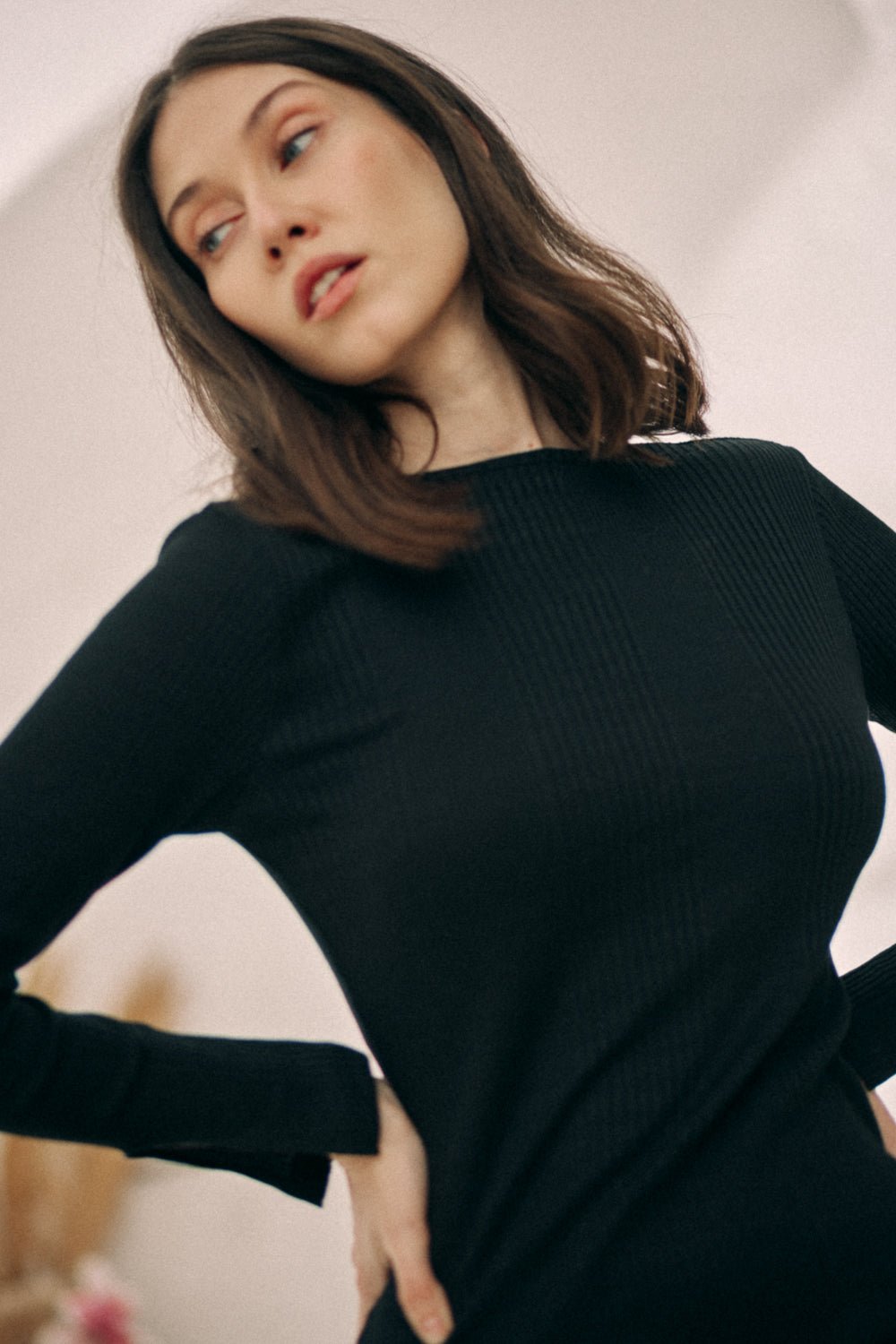 Reversible Midi Dress - black - a simple story