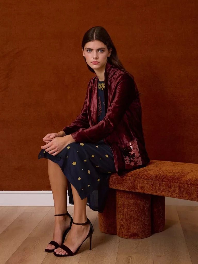 Samtblazer - braun - a simple story