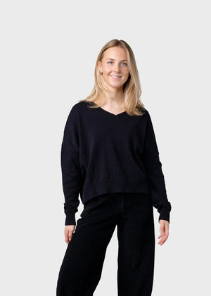 Vanessa Strickpullover - black - a simple story