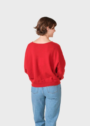 Vanessa Strickpullover - red - a simple story