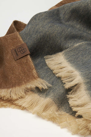 Alpaka Schal Brushed Ombre - Shaded Caramel - a simple story