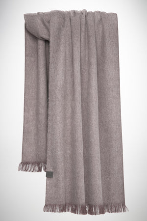 Alpaka Schal Brushed Solid - Pale Purple - a simple story