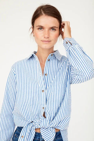 Anisse Shirt - limoges / bright white - a simple story