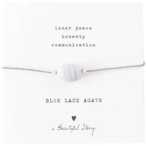 Armband Blauer Achat - a simple story