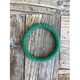Armband - green glamour - a simple story