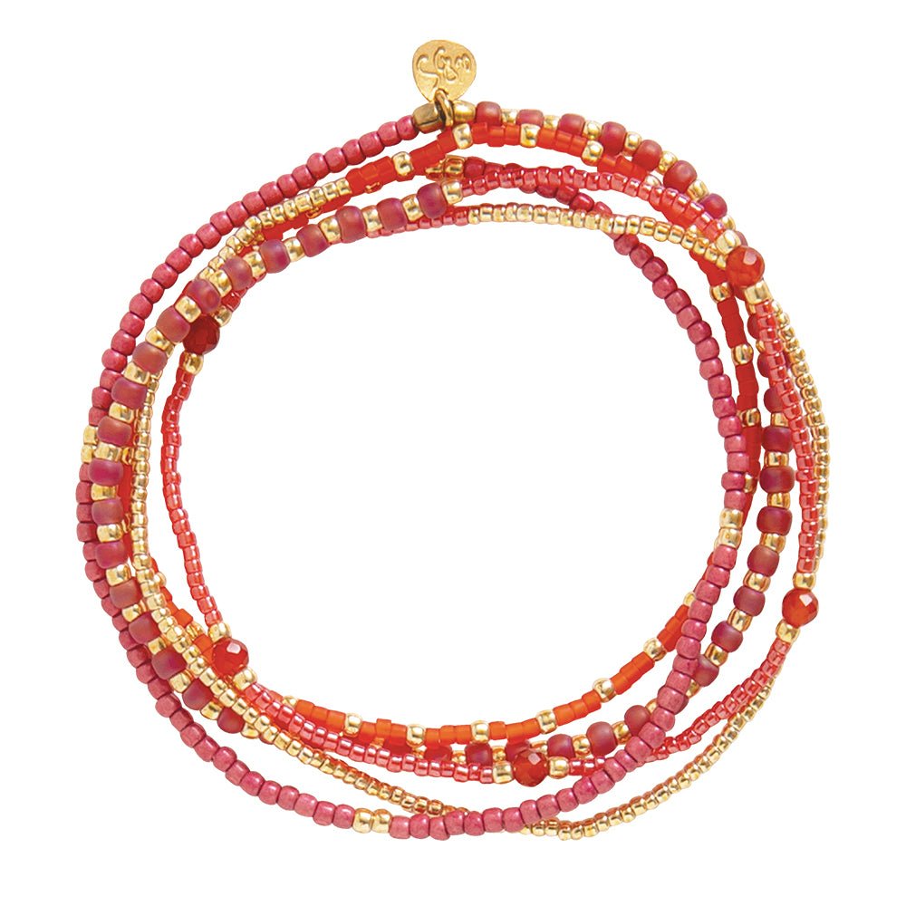 Armband Respect - Carnelian Gold - a simple story
