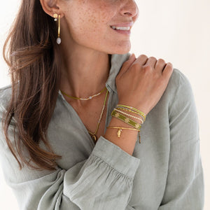 Armband Respect - Moonstone Gold - a simple story