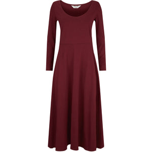 Bianca Dress - Burgundy - a simple story