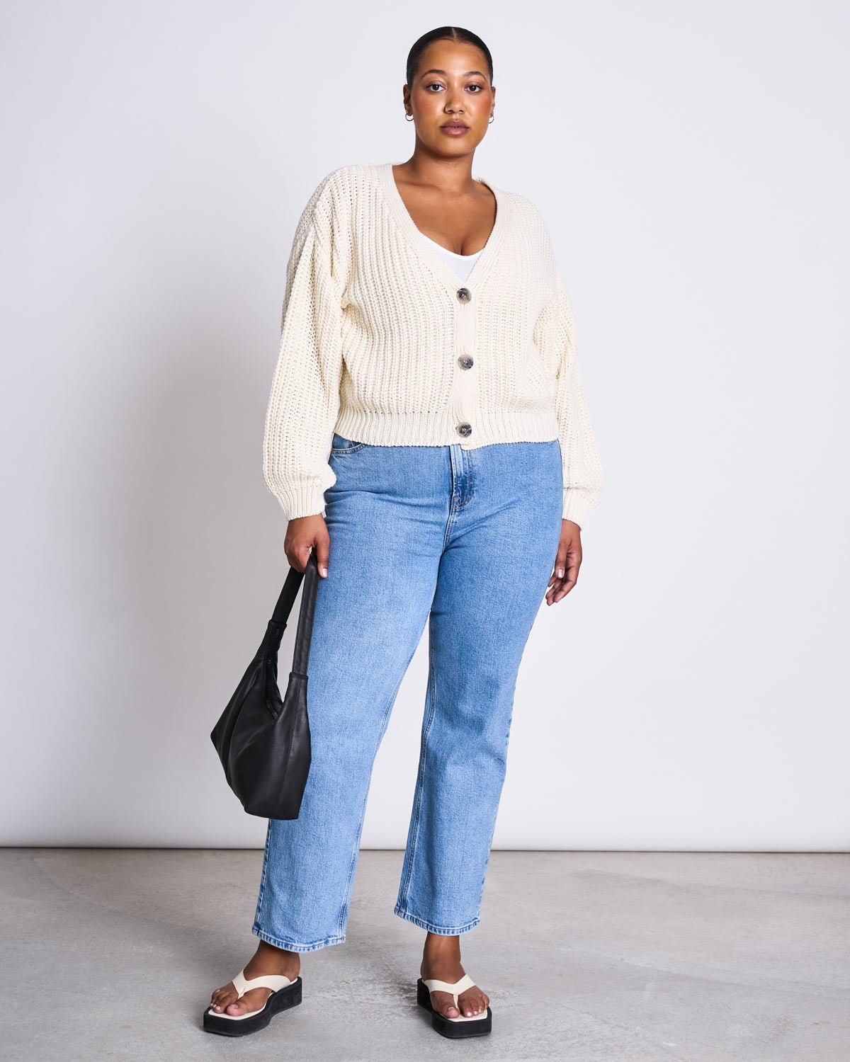 Cardigan Lena - off white - a simple story