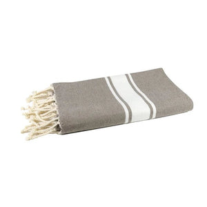 Classic Fouta Towel - taupe - a simple story