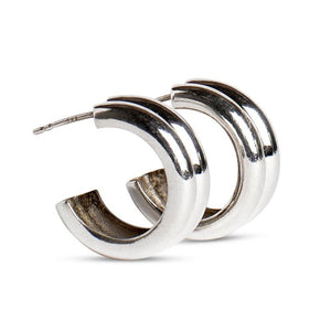Double Tubes Ohrringe - Silber - a simple story