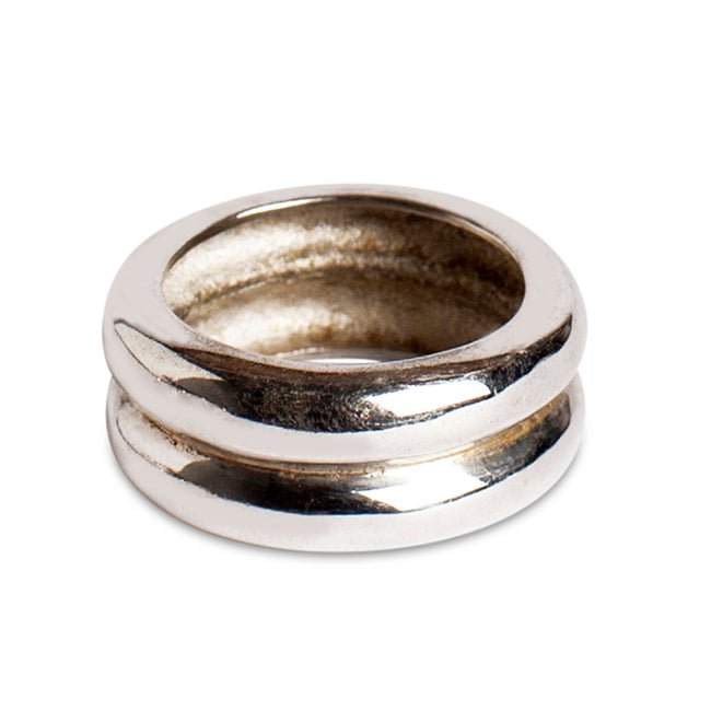 Double Tubes Ring - Silber - a simple story
