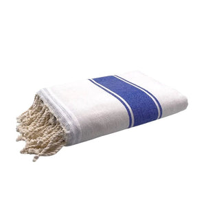 Frottee Fouta Towel - ocean blue - a simple story