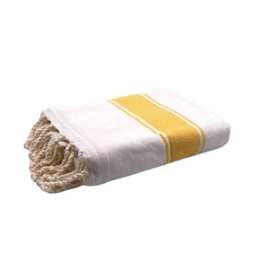 Frottee Fouta Towel - yellow mustard - a simple story
