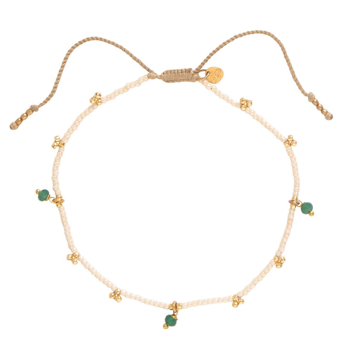 Fusskette Spice - Aventurine Gold - a simple story