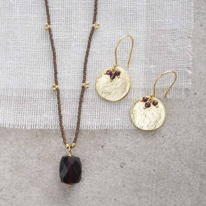 Halskette Cherish - Granat Gold - a simple story