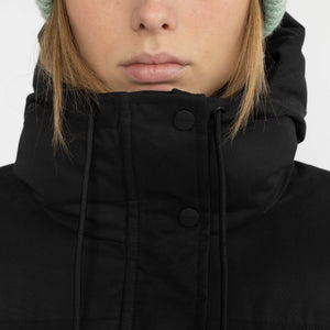 Hooded Puffer Coat - black - a simple story