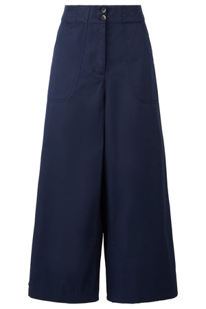 Iva Trousers - navy - a simple story