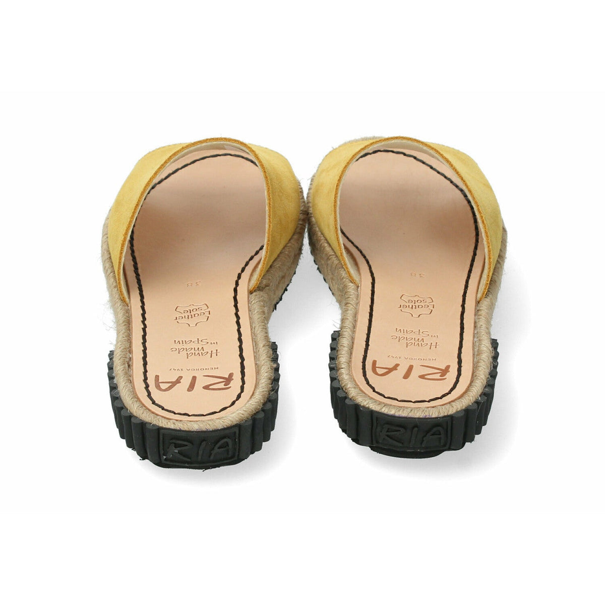 Jutesandalen mit breitem Riemen - mustard - a simple story