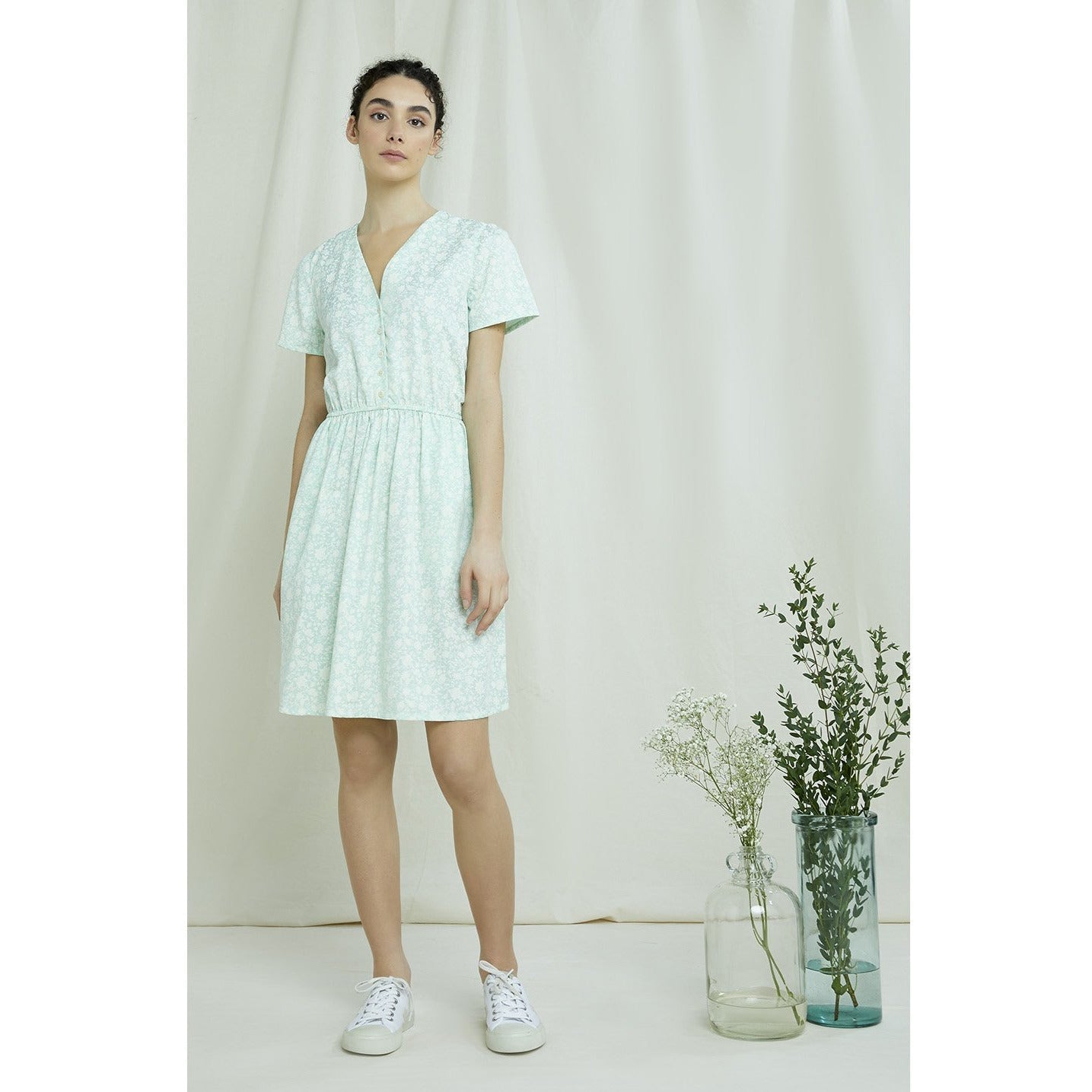 Kleid Laura - Blumenprint - a simple story