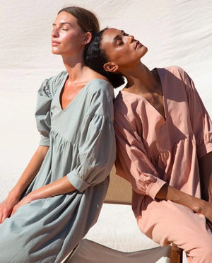 Kleid Maeve Organic Cotton - dusky blush - a simple story