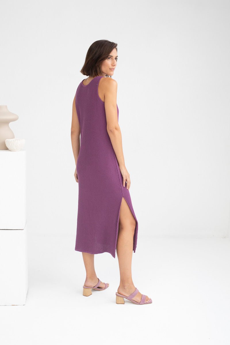 Kleid Zonda - aubergine - a simple story