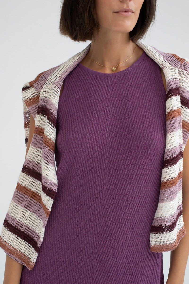 Kleid Zonda - aubergine - a simple story