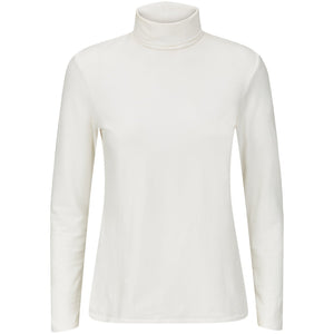 Laila Roll Neck Top - Eco White - a simple story