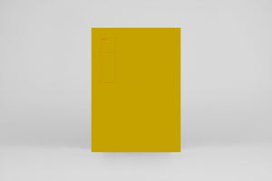 Lekki Notizbuch - gelb blank - a simple story