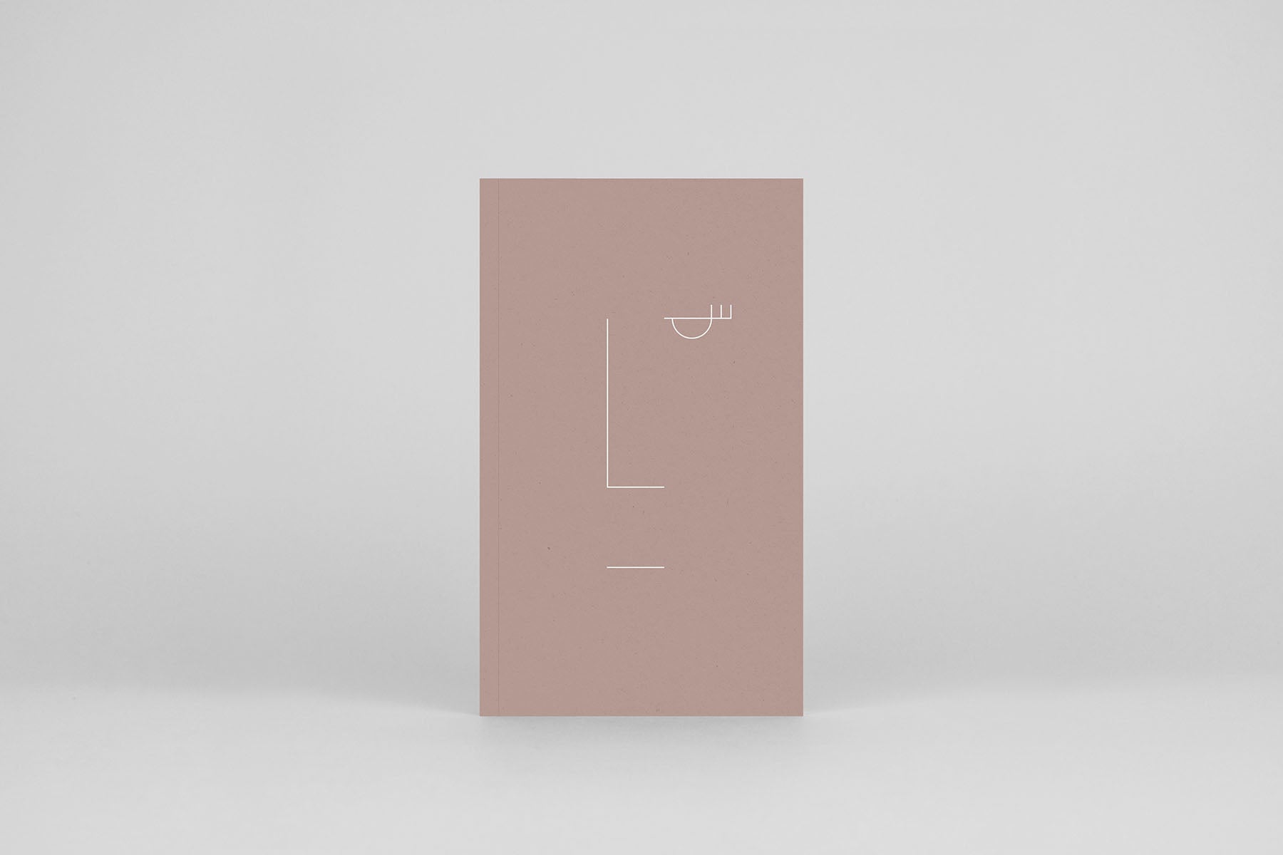 Lico Notizbuch - almond pink blank - a simple story