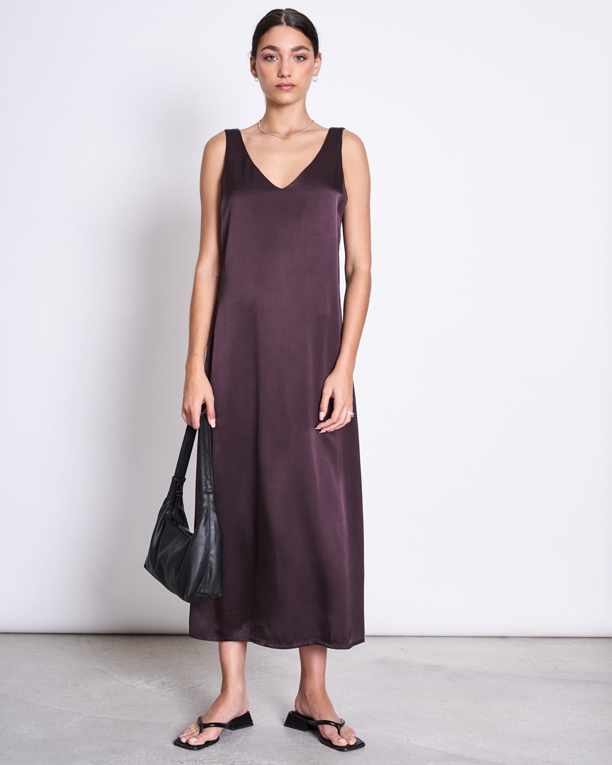Maxi Dress Benvie - espresso - a simple story