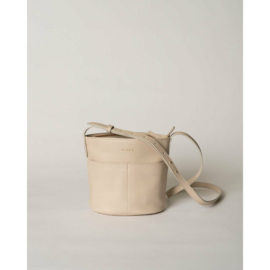 Mini Bucket Bag - Cream - a simple story