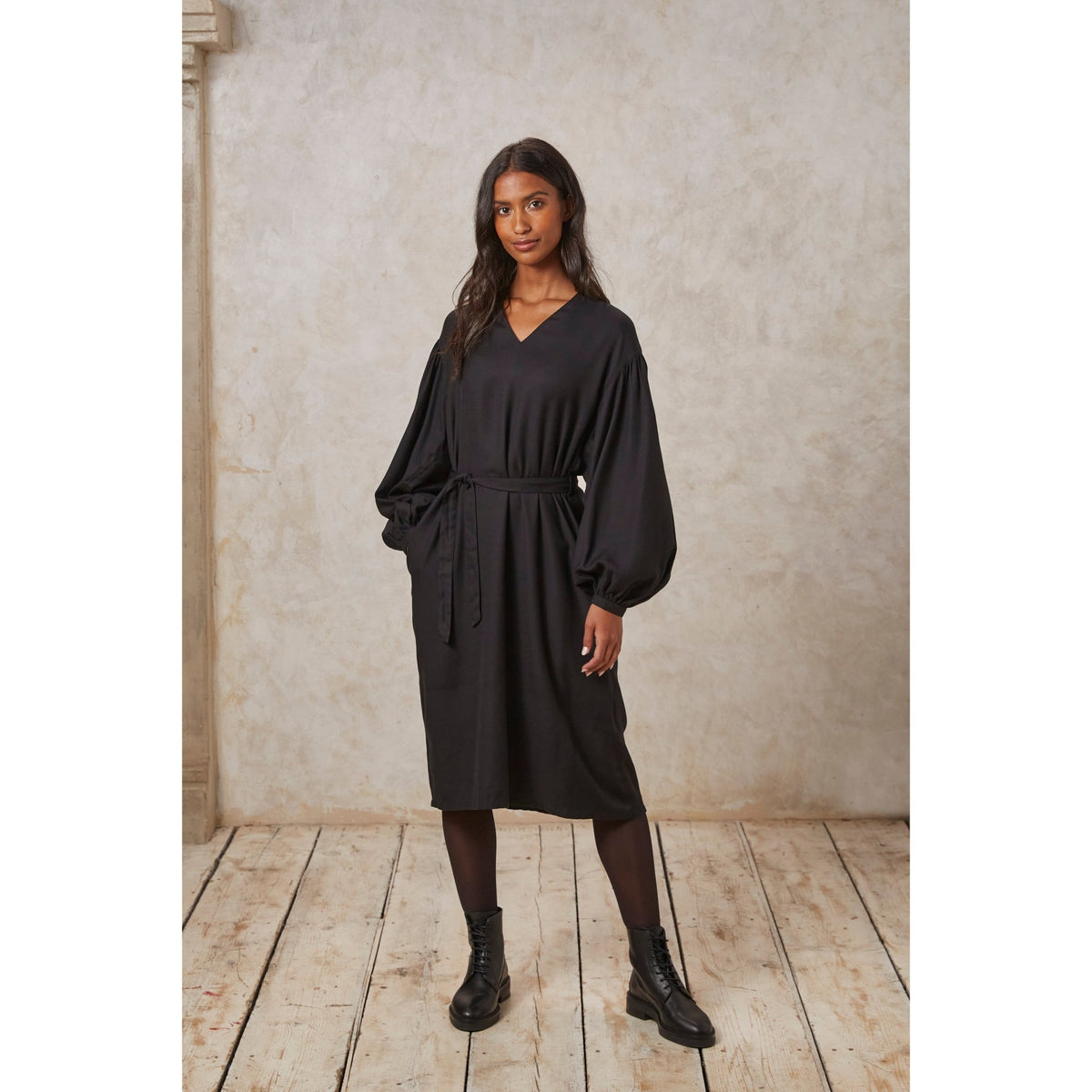 Ripley Dress - Black - a simple story