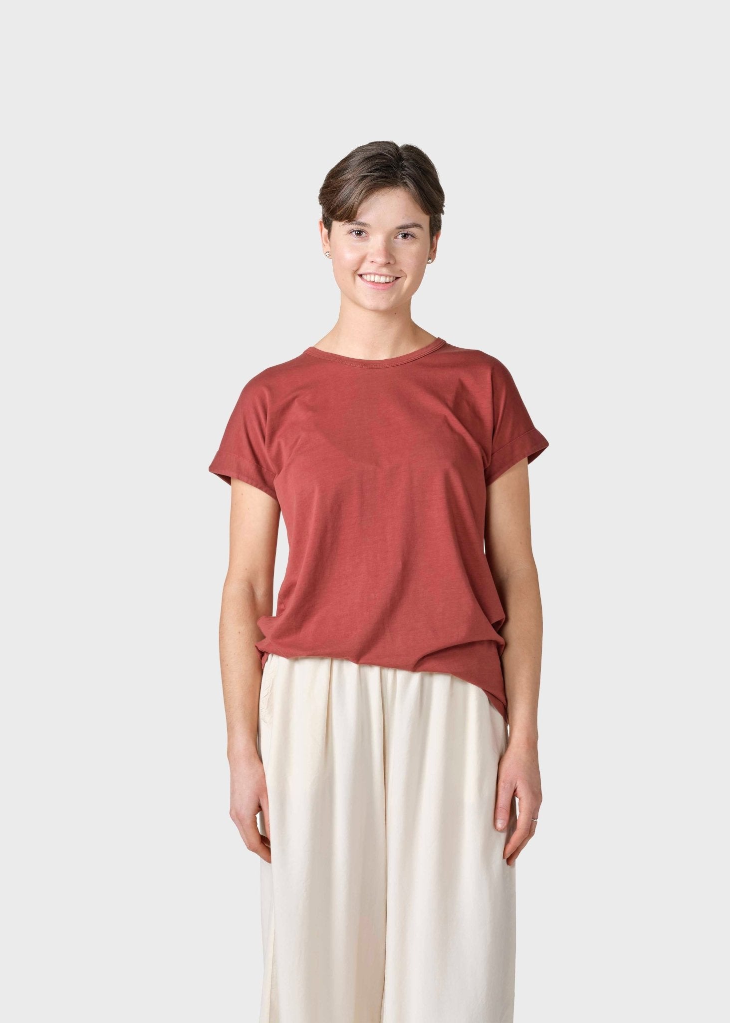 T-Shirt Sigrid - terracotta - a simple story
