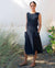 Zerlina Organic Cotton Dress - black - a simple story
